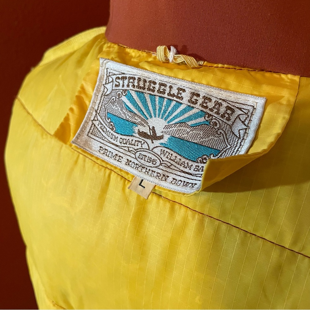 Struggle Gear‎ Men's Vintage William Barry Down Fill Workwear Puffer Vest Jacket - Picture 2 of 5